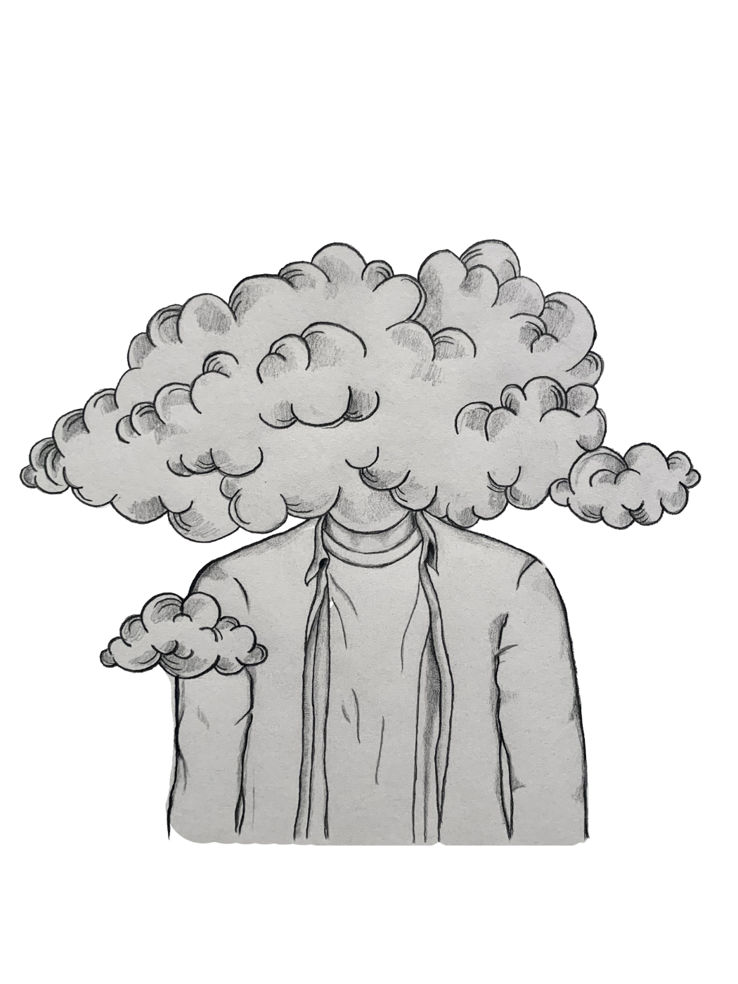 In the clouds